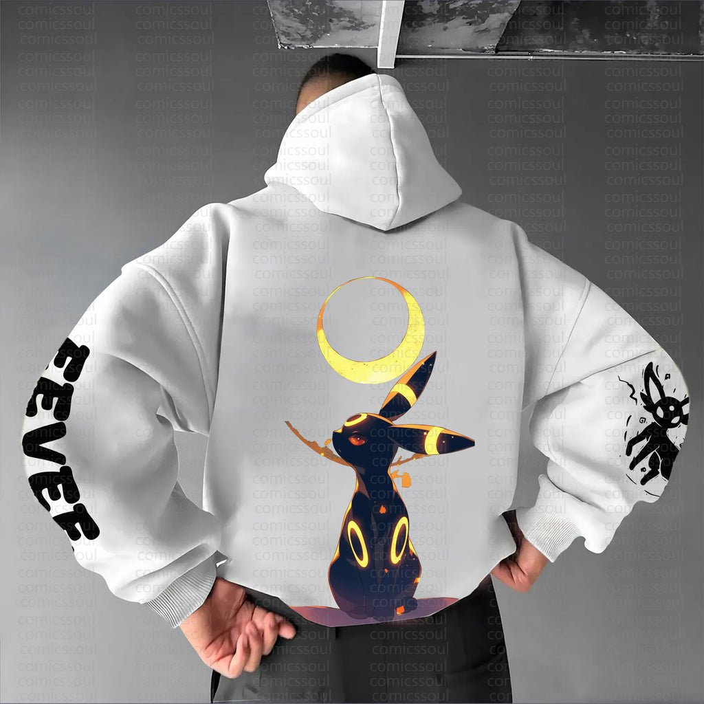 PKM-Unisex Anime Graphic Streetwear Vintage Hoodie