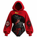 Dragon Ball Women's Anime-Print Hooded Romper Set
