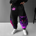 PKM-Unisex Anime Printed Gift Oversized Regular Athletic Pants