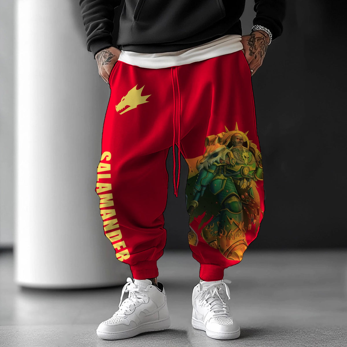 Salamanders-WH40K Game Casual Streetwear Pants