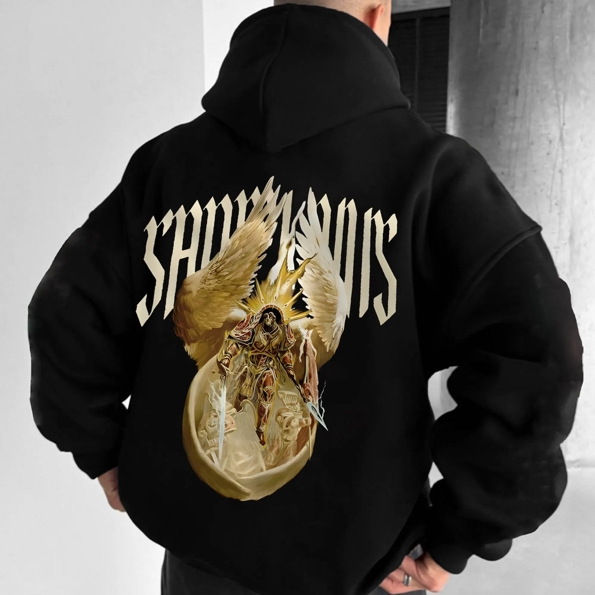 WH40K Game  Streetwear Vintage Plush Hoodie
