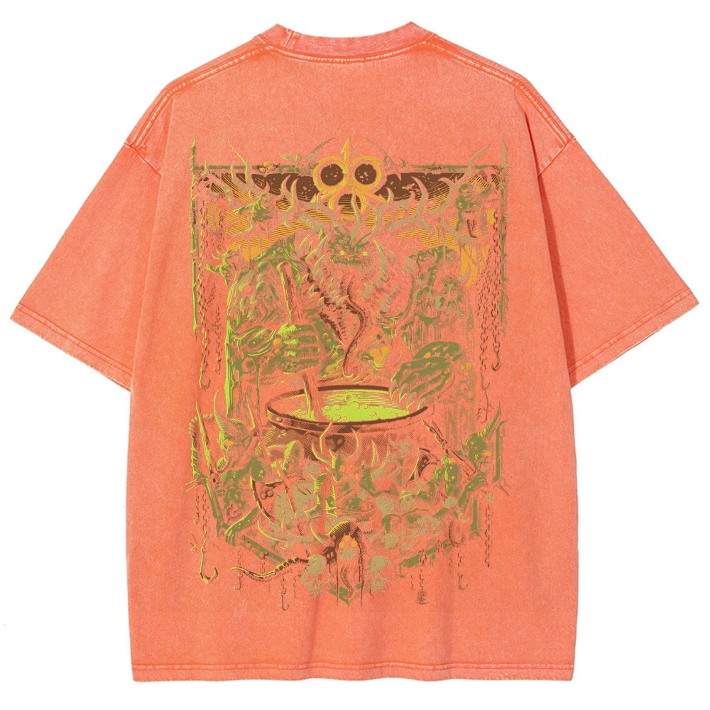 Unisex Fit Washed T-Shirt 2508016342丨WH40K