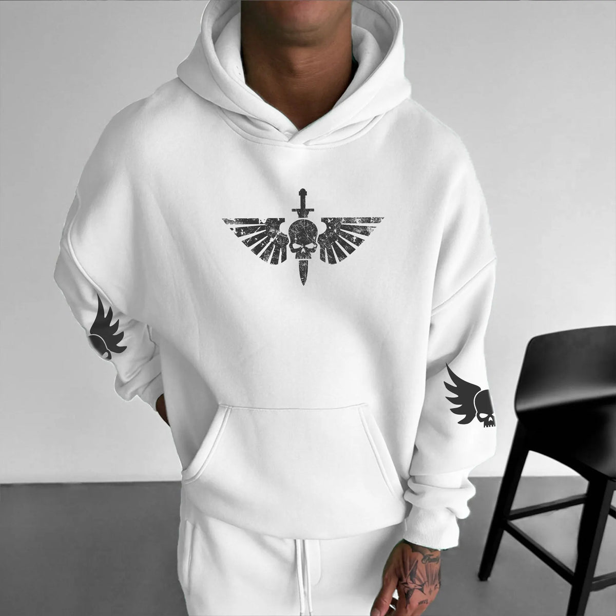 Unisex Anime Graphic Streetwear Vintage Hoodie| WH40K
