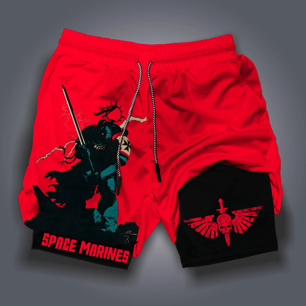 WH40K Game Casual Streetwear Shorts