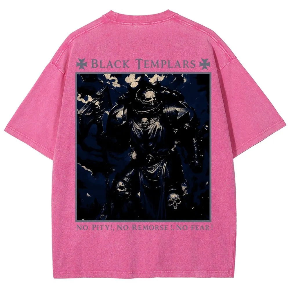 Vintage Casual Washed T-Shirt 2509002319丨WH40K