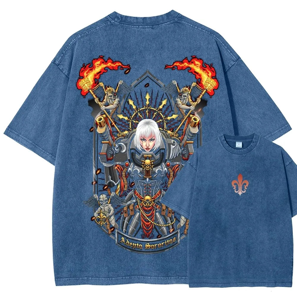Unisex Fit Washed T-Shirt 丨WH40K