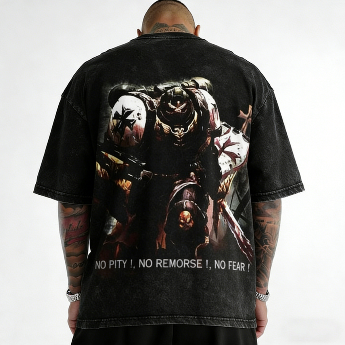Black Templars-WH40K Printed Unisex Washed T-Shirt