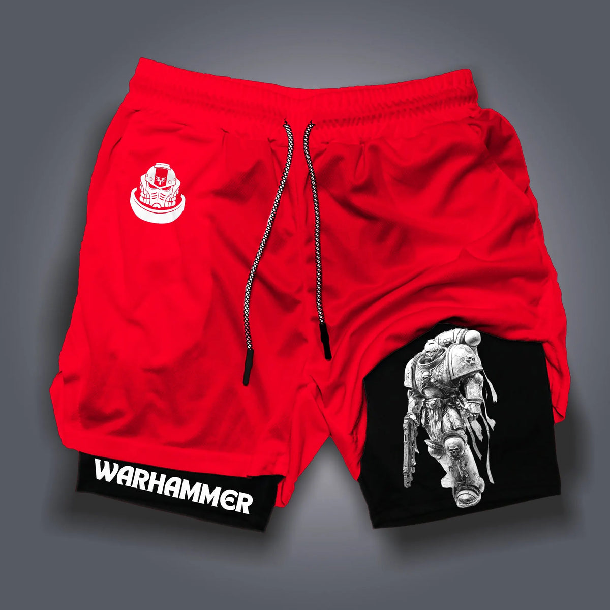 Space Marine of WH40K Art Casual Streetwear Shorts