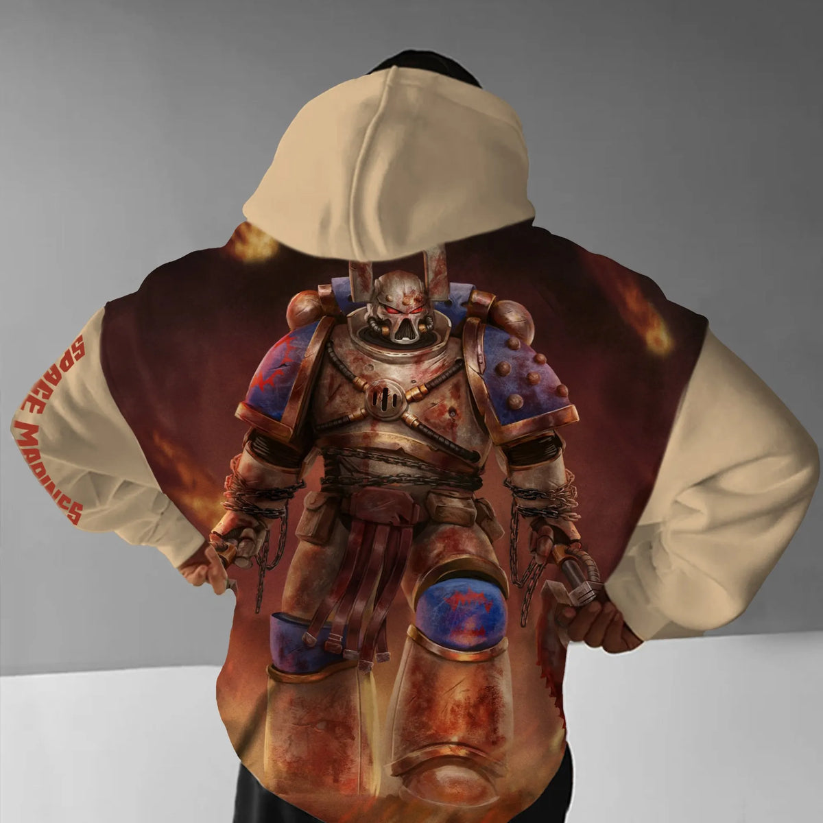 WH40K Game  Streetwear Vintage Plush Hoodie