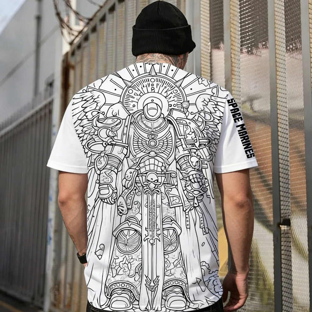 Unisex Anime Inspired Vintage T-Shirt| WH40K