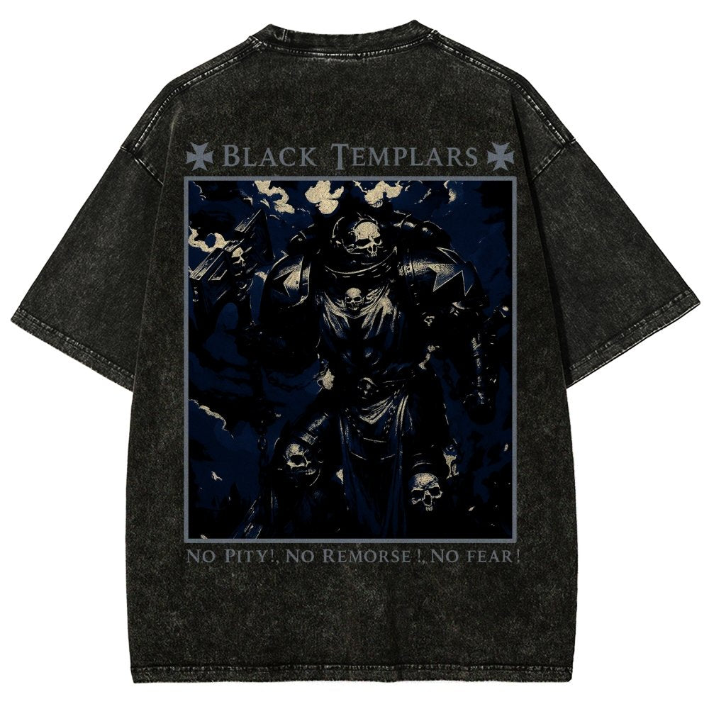 Vintage Casual Washed T-Shirt 2509002319丨WH40K