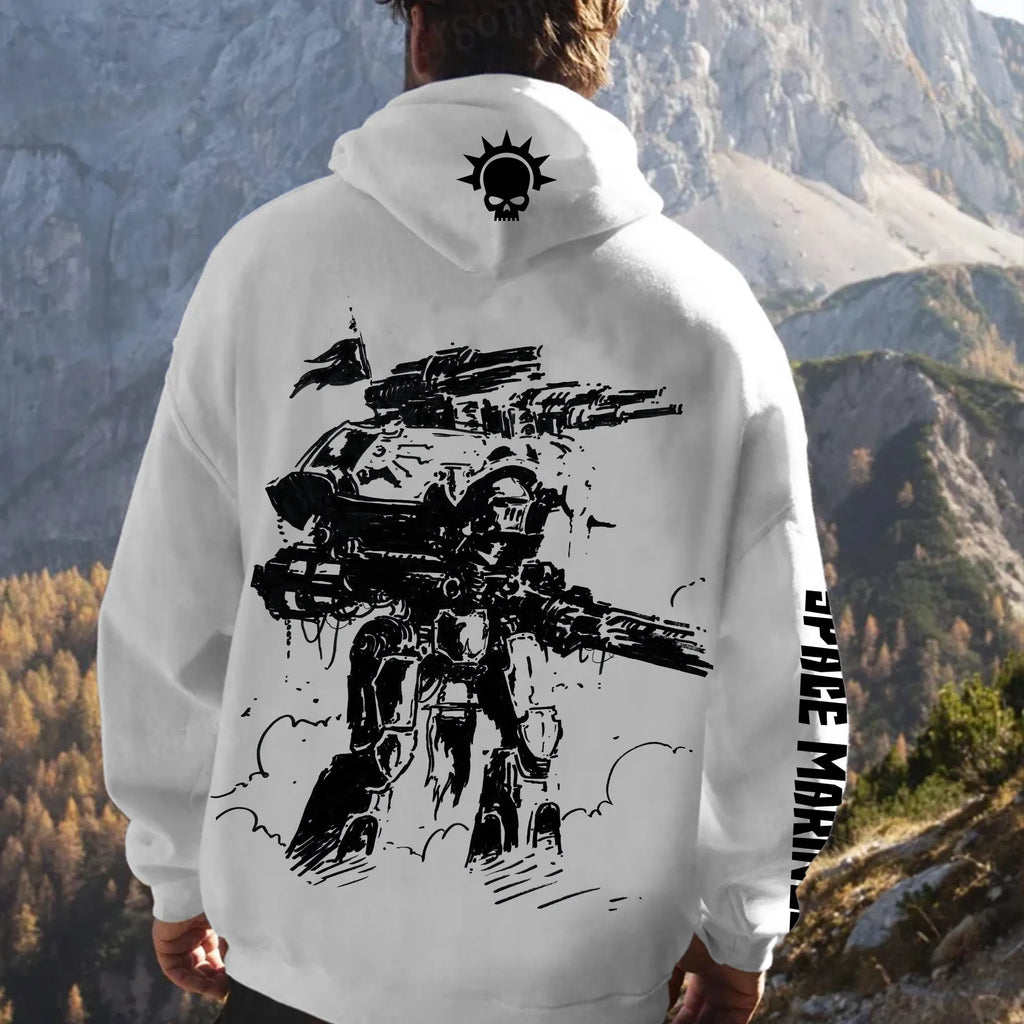 WH40K Game  Streetwear Vintage Plush Hoodie