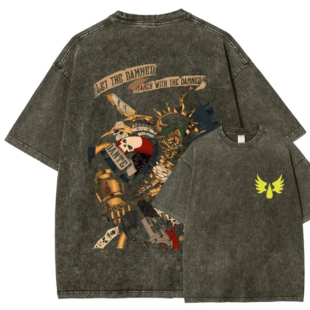 Unisex Fit Washed T-Shirt 丨WH40K