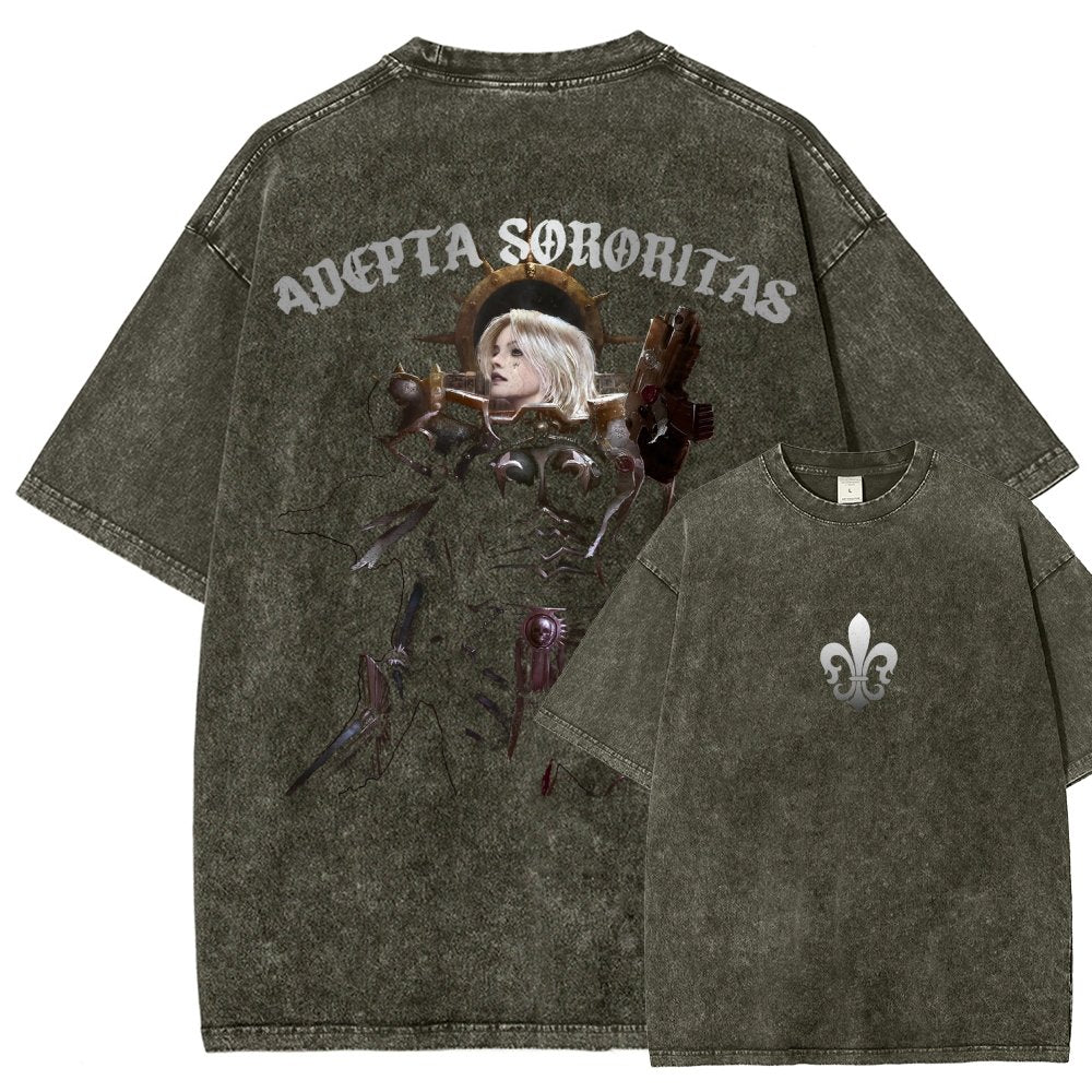 Unisex Fit Washed T-Shirt 丨WH40K