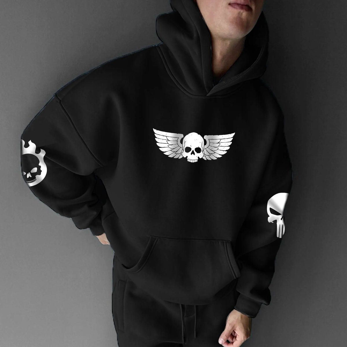 Unisex Nick Fury Graphic Streetwear Vintage Hoodie| WH40K