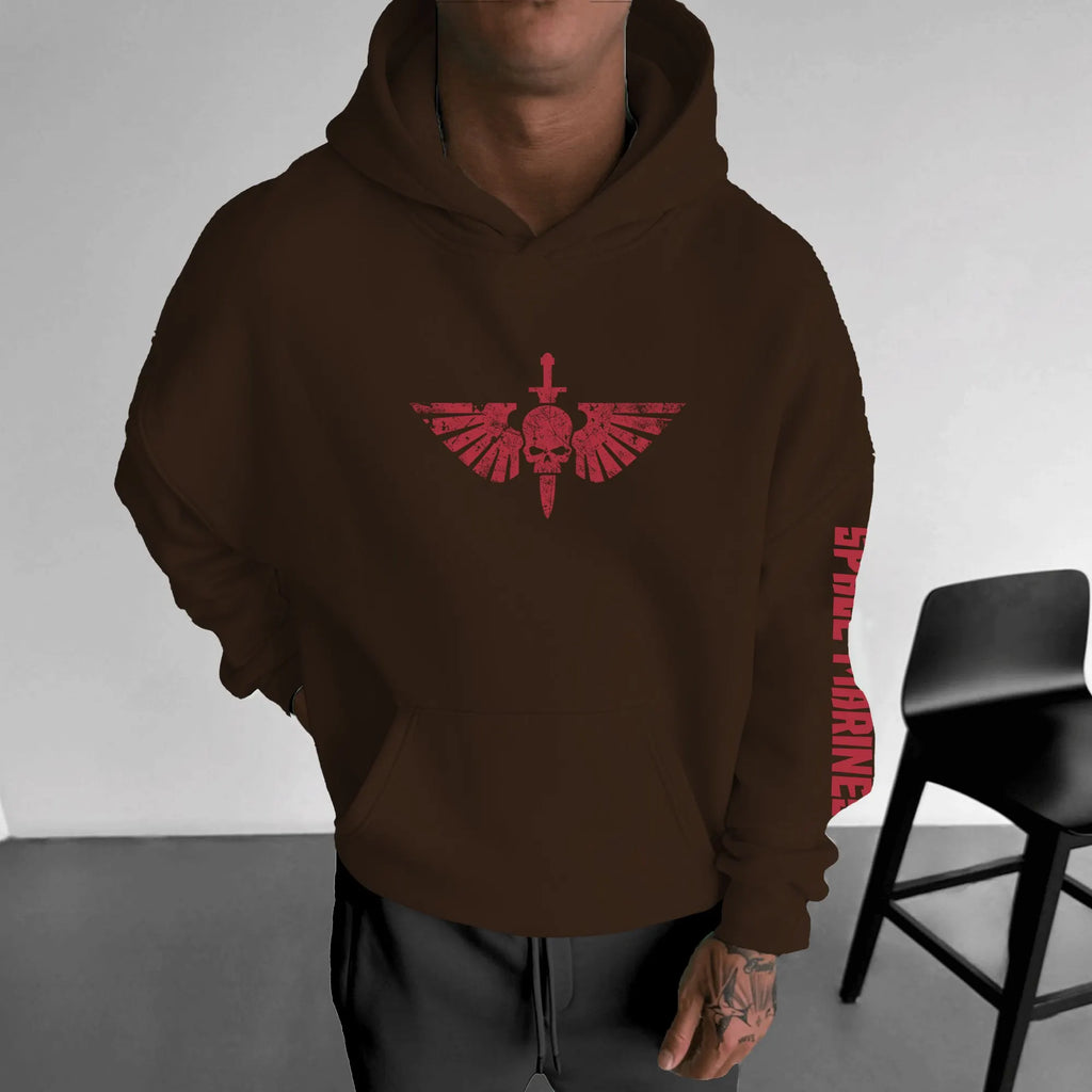 WH40K Game  Streetwear Vintage Plush Hoodie