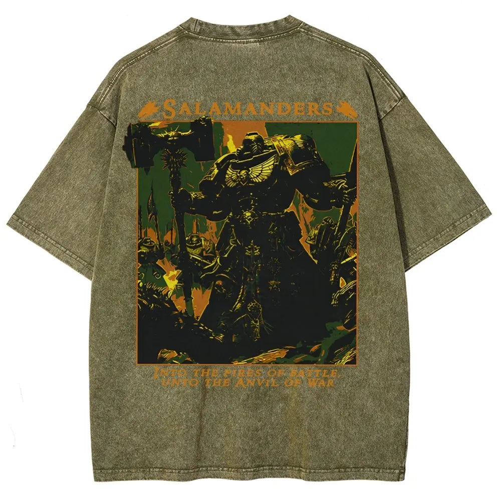 Unisex Fit Washed T-Shirt 2508020355丨WH40K