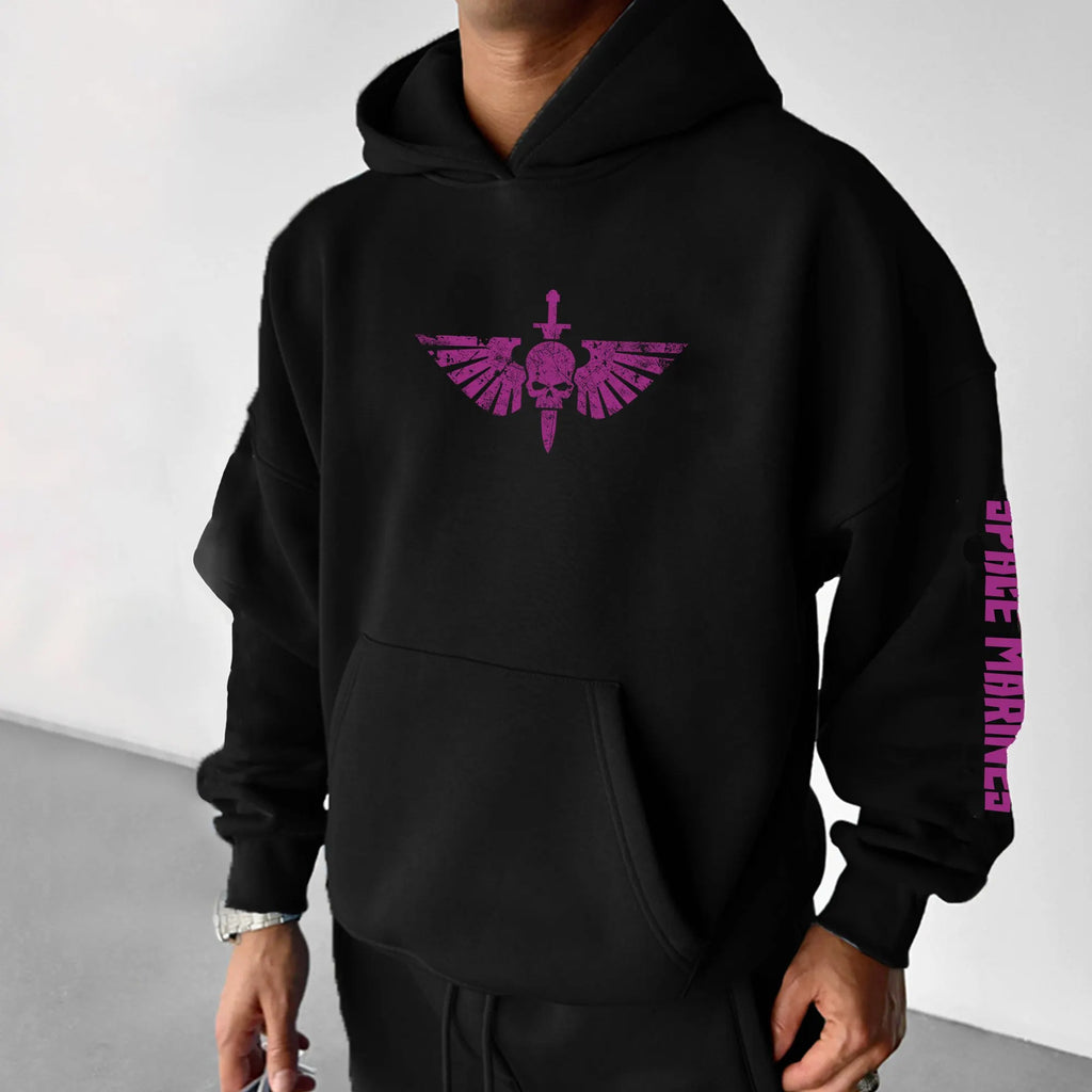 WH40K Game  Streetwear Vintage Plush Hoodie