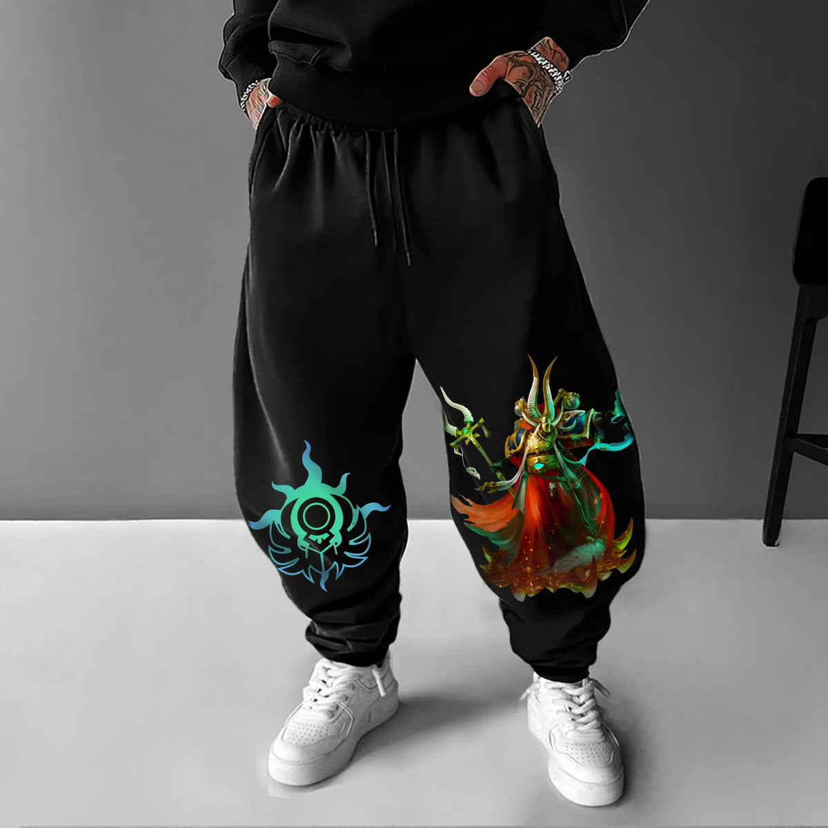 Unisex Anime Inspired Vintage Pants| WH40K