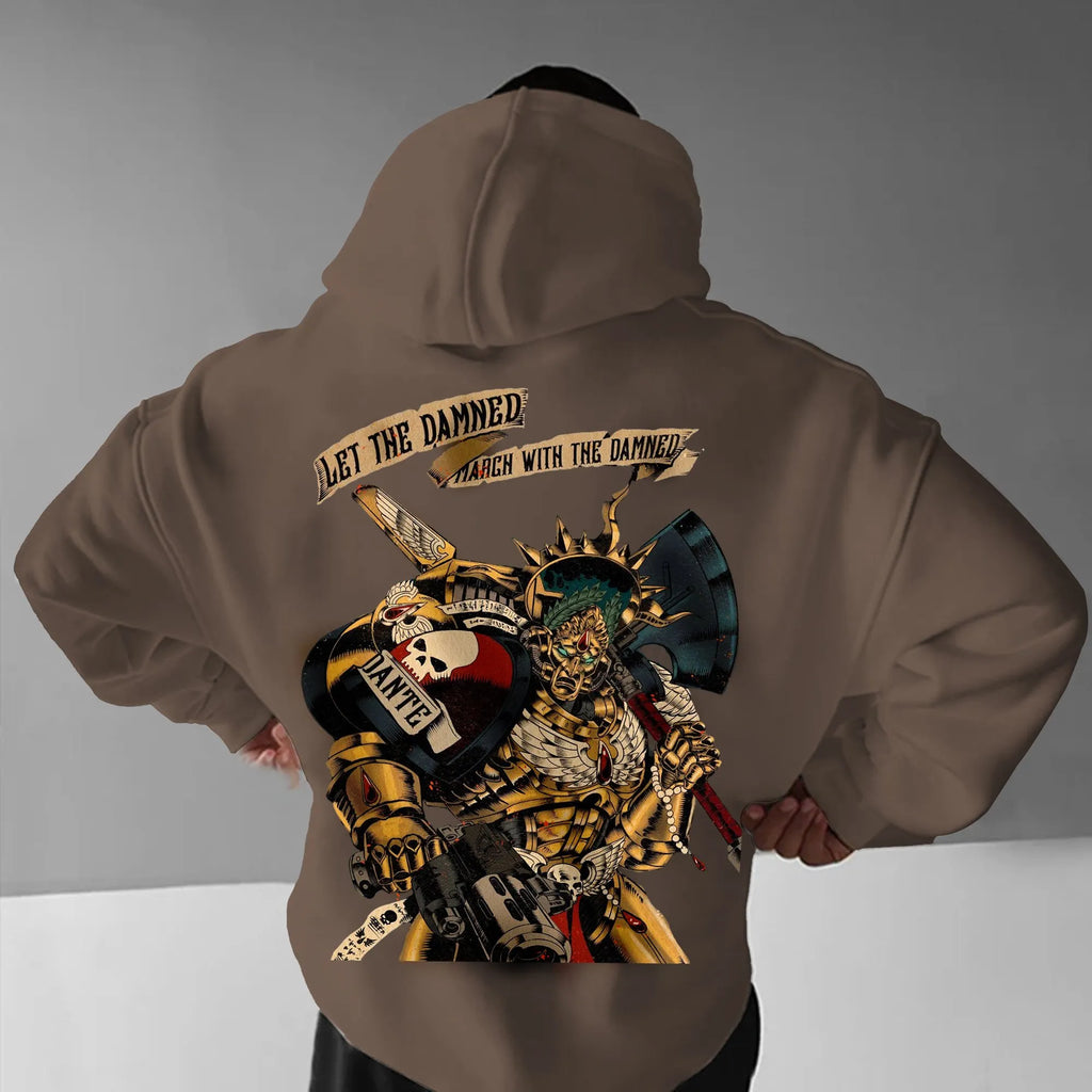 WH40K Game  Streetwear Vintage Plush Hoodie