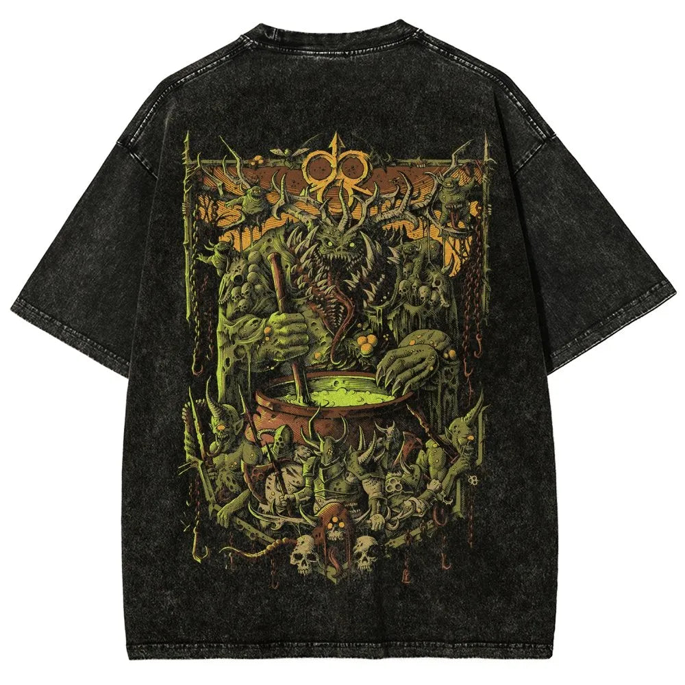 Unisex Fit Washed T-Shirt 2508016342丨WH40K
