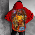 Unisex Anime Graphic Streetwear Vintage Plush Hoodie | WH40K