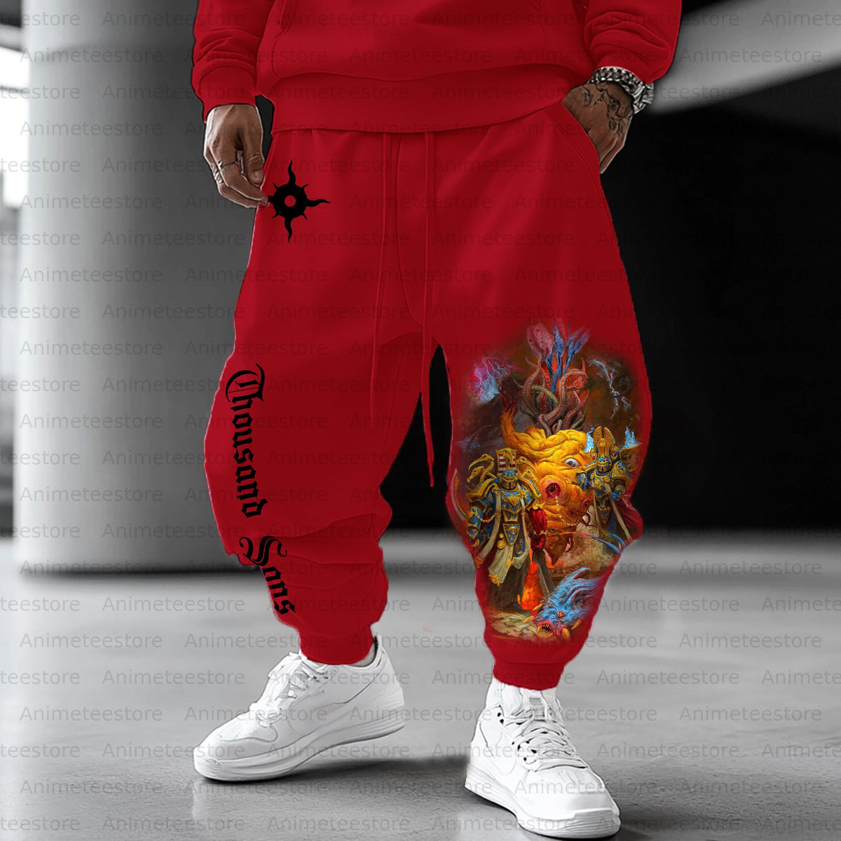 Unisex Anime Inspired Vintage Pants| WH40K