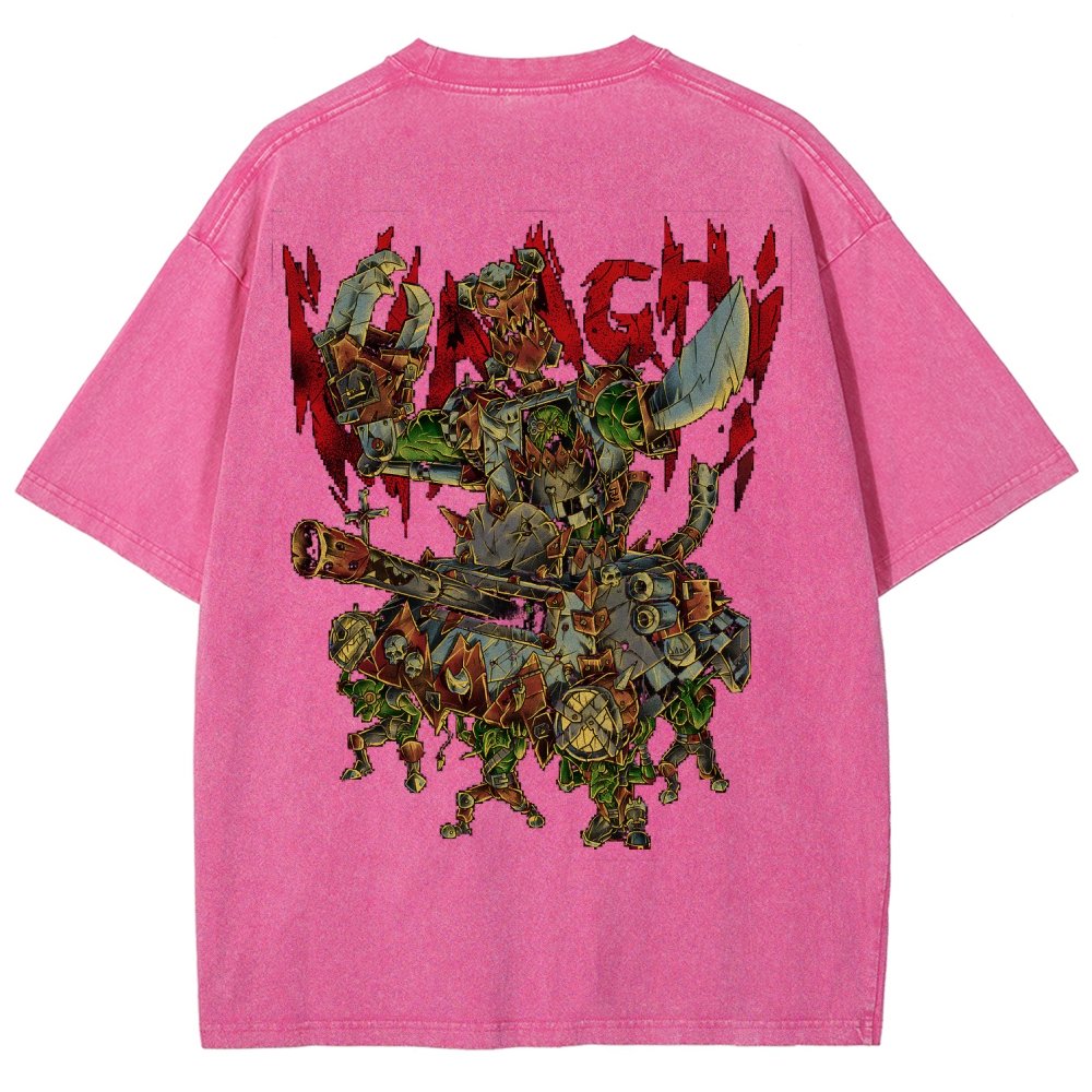 Orks-Unisex Fit Washed T-Shirt丨WH40K