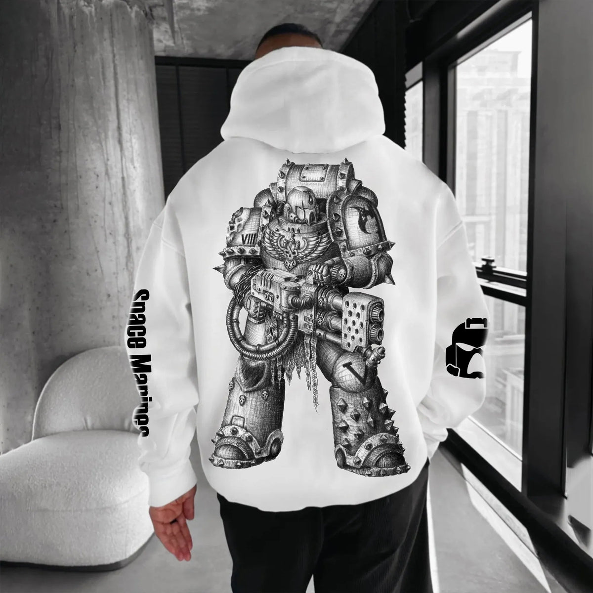 Unisex Anime Graphic Streetwear Vintage Hoodie | WH40K
