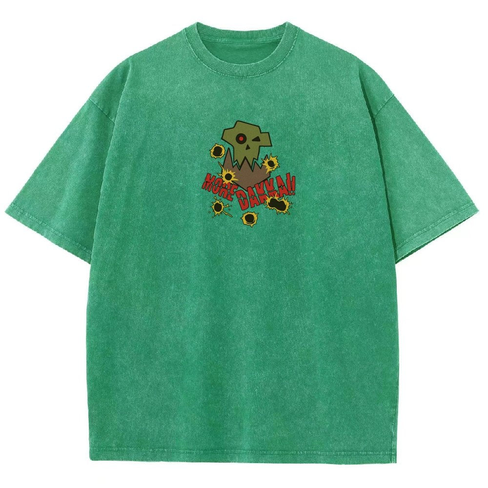 Dakka Vintage Casual Washed T-Shirt 丨WH40K