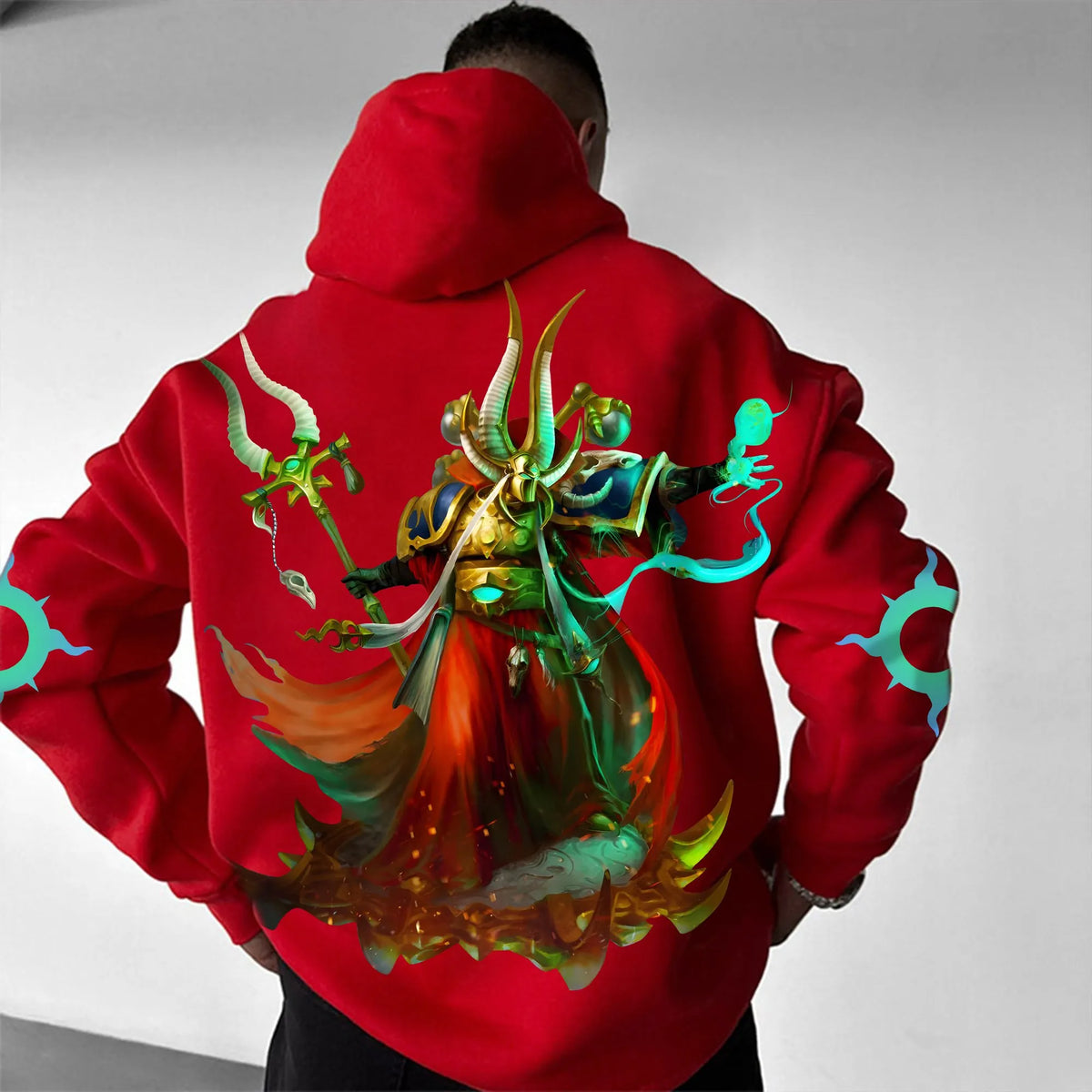 Unisex Anime Graphic Streetwear Vintage Plush Hoodie | WH40K