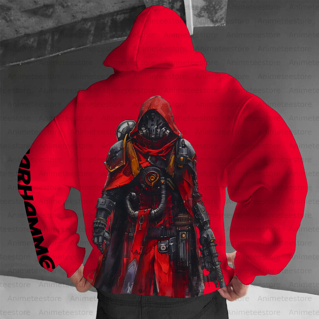 Skitarii Art Streetwear Vintage Hoodie丨WH40K