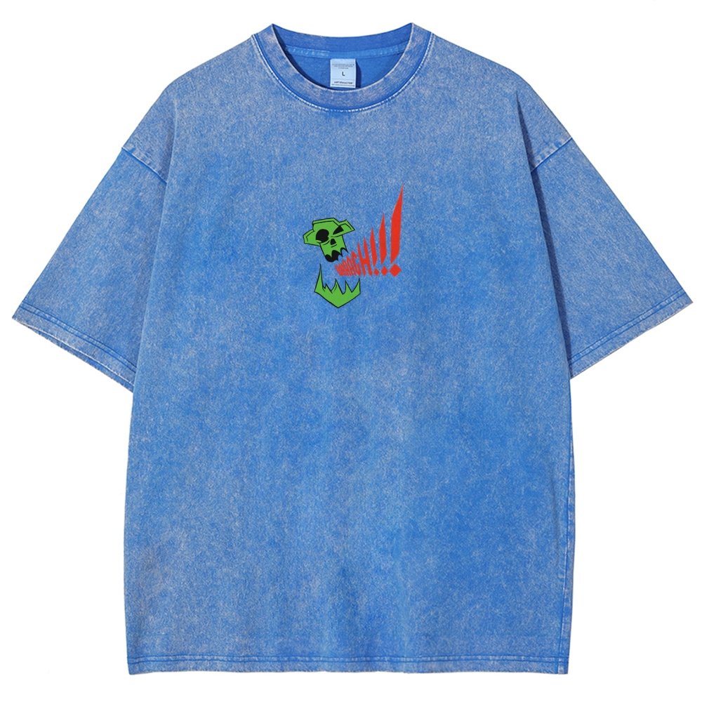 Orks-Unisex Fit Washed T-Shirt丨WH40K