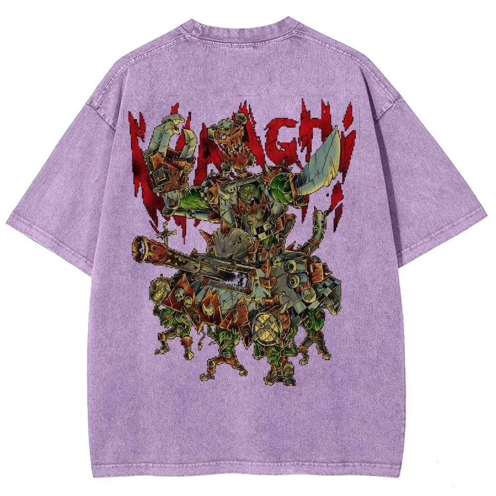 Orks-Unisex Fit Washed T-Shirt丨WH40K