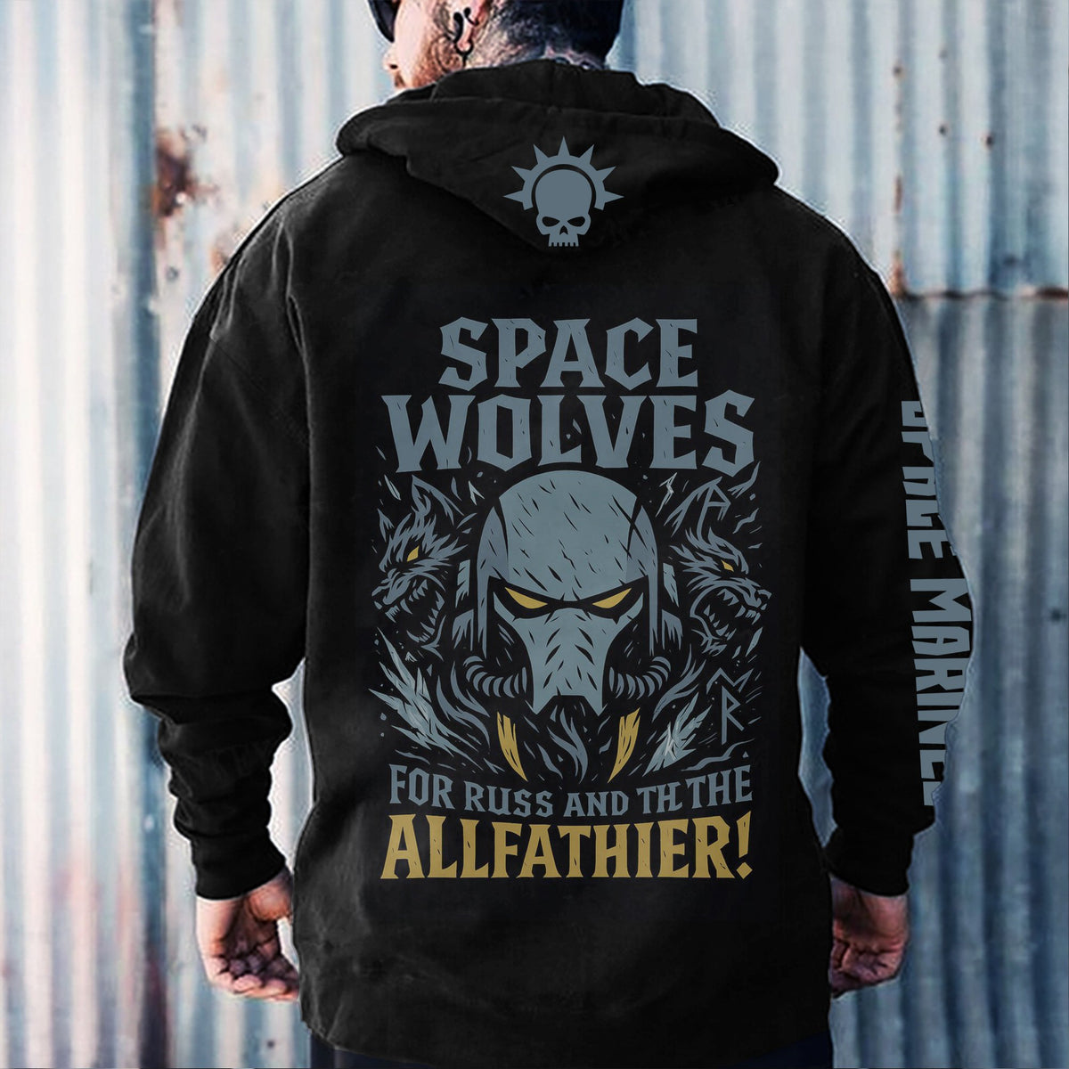 WH40K Game  Streetwear Vintage Plush Hoodie