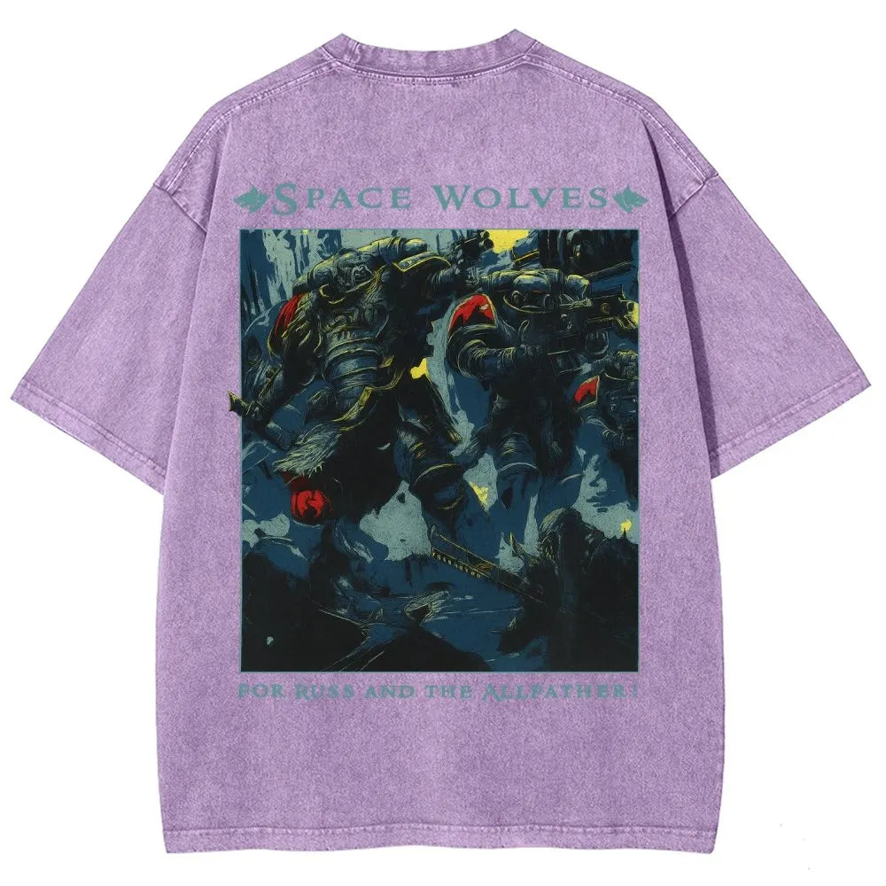 Unisex Fit Washed T-Shirt 丨WH40K