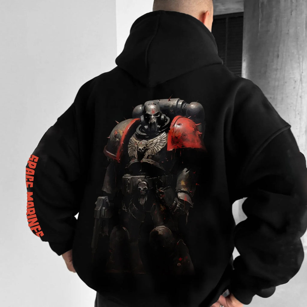 WH40K Game  Streetwear Vintage Plush Hoodie