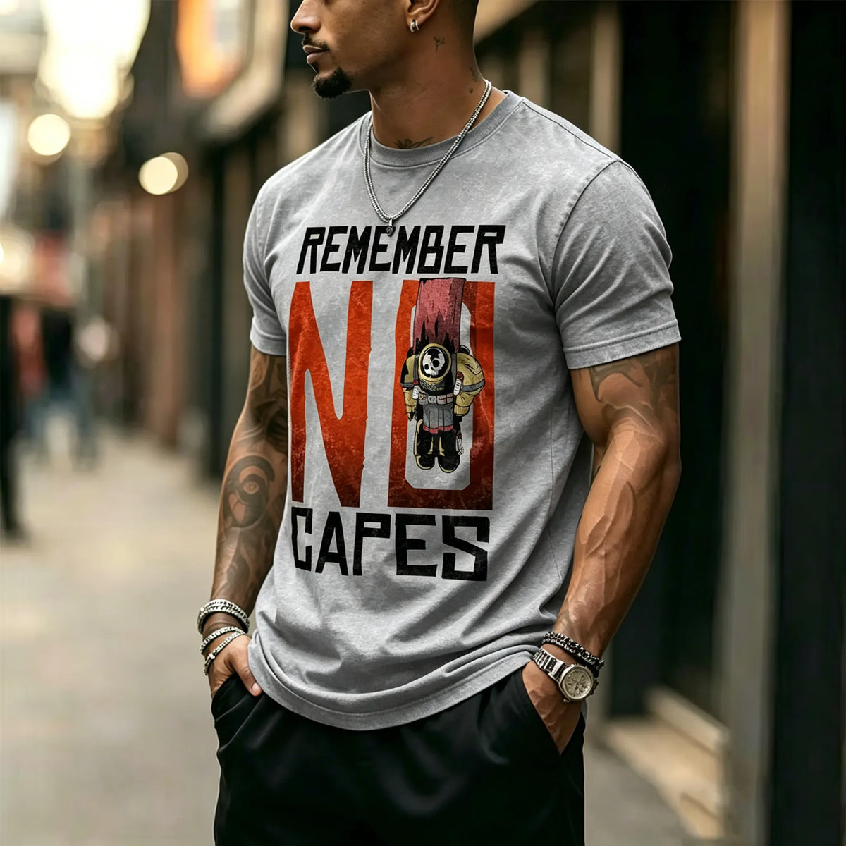 WH40K-Unisex Anime Inspired Vintage Washed T-Shirt