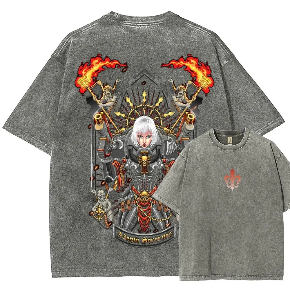 Unisex Fit Washed T-Shirt 丨WH40K