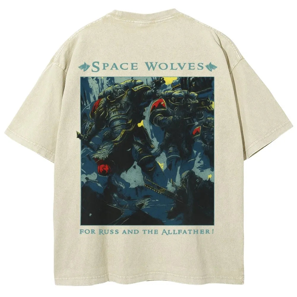 Unisex Fit Washed T-Shirt 丨WH40K