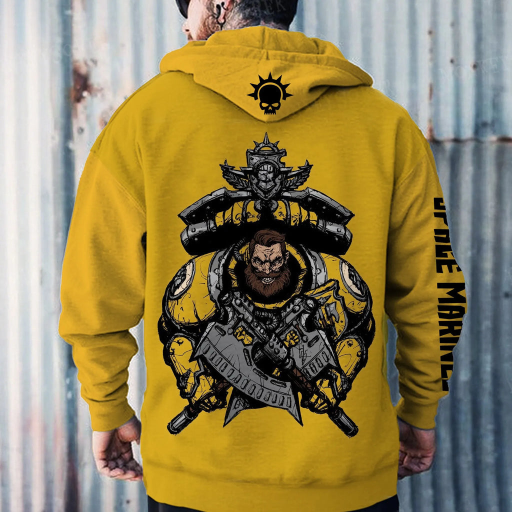 WH40K Game  Streetwear Vintage Plush Hoodie