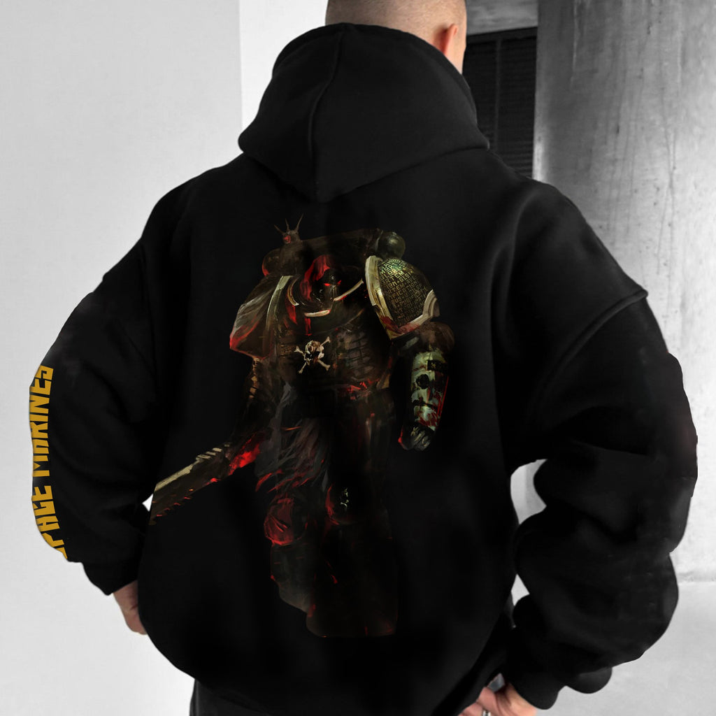 WH40K Game  Streetwear Vintage Plush Hoodie