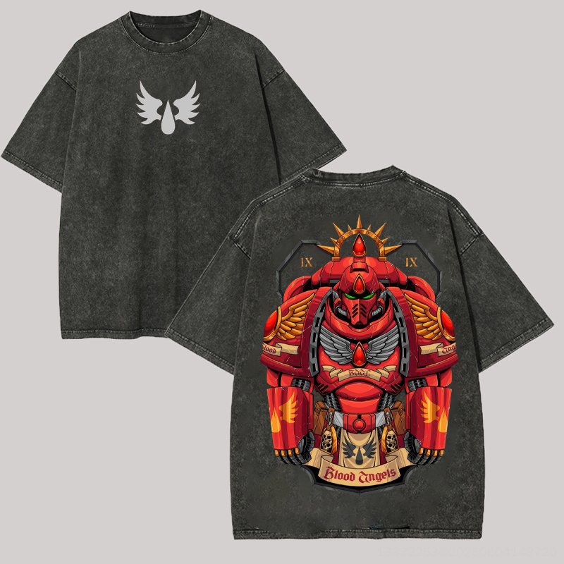 WH40K Printed Unisex Washed T-Shirt
