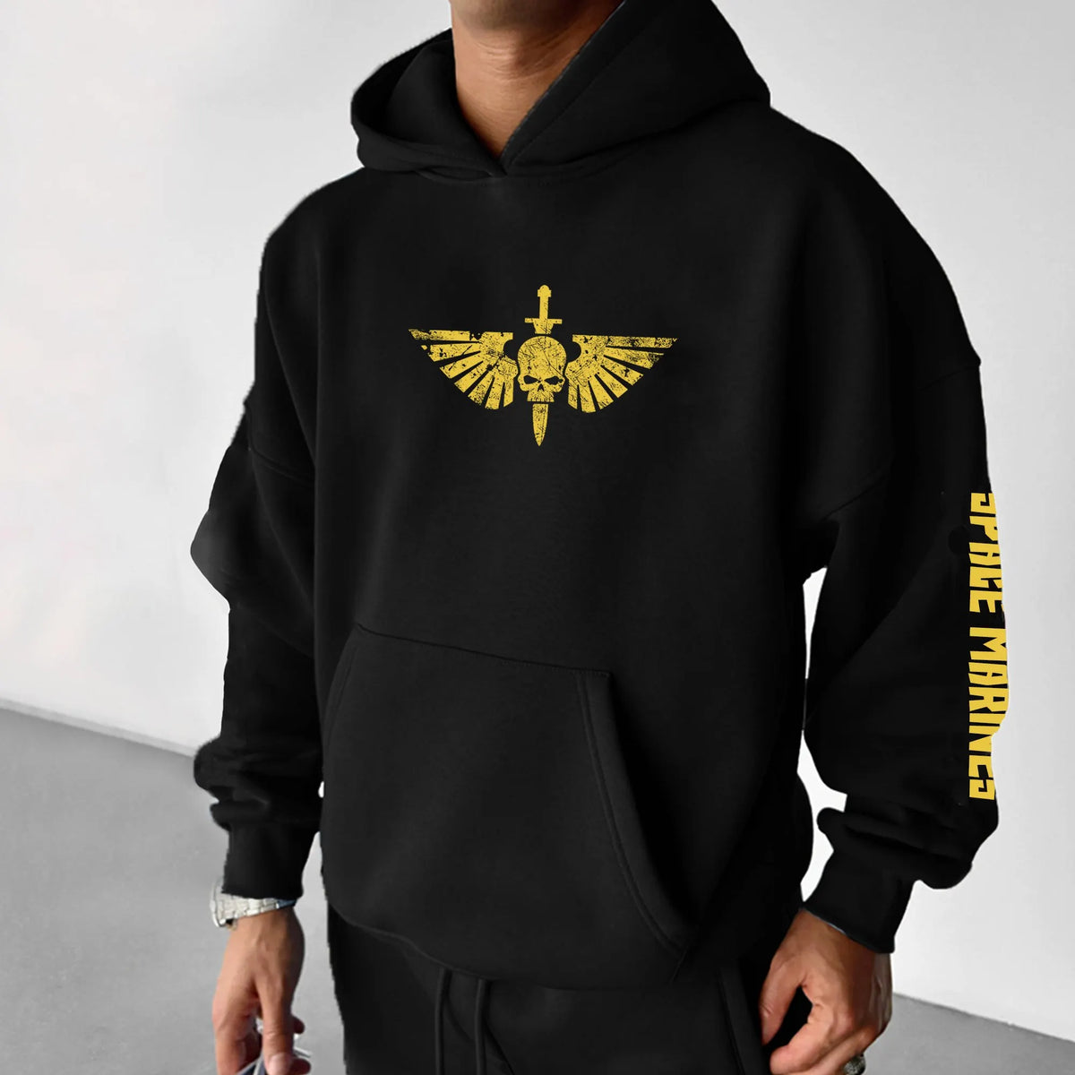 WH40K Game  Streetwear Vintage Plush Hoodie