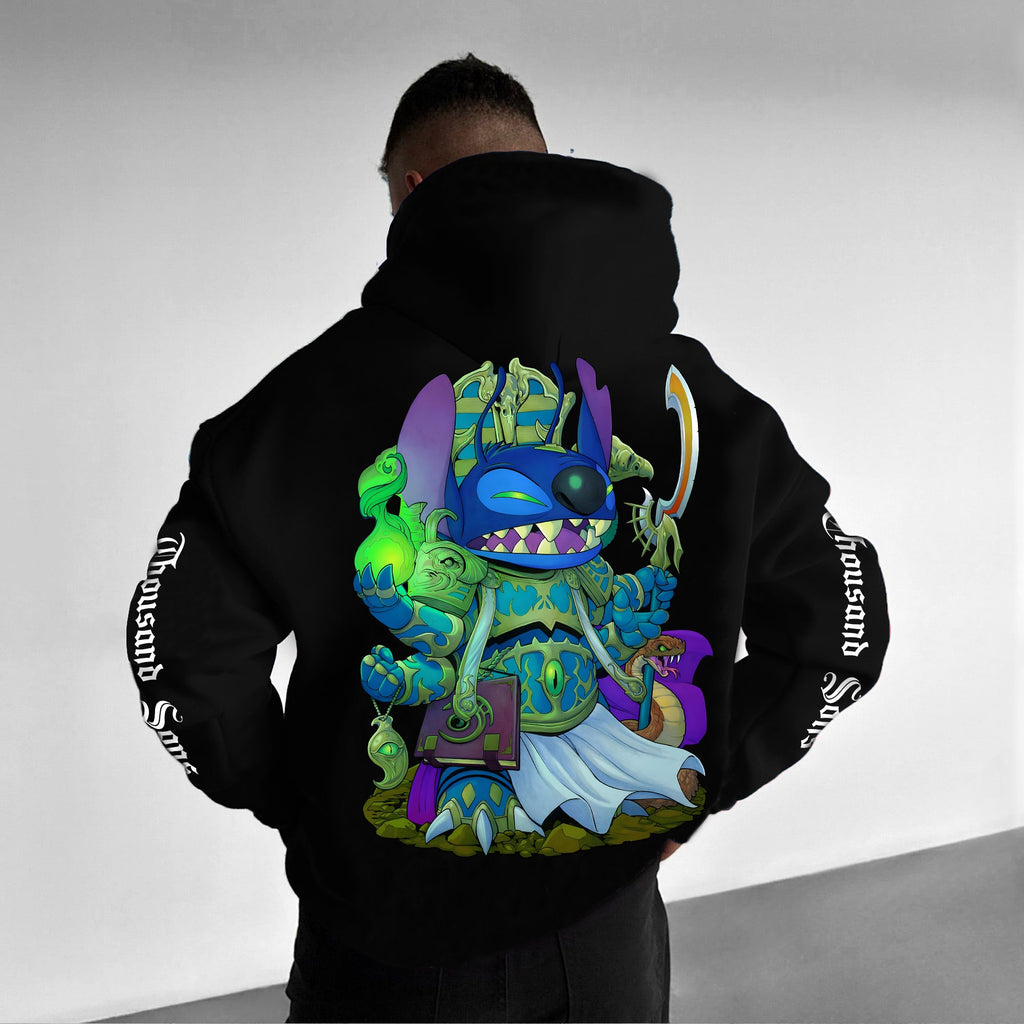 Unisex Anime Graphic Streetwear Vintage Plush Hoodie | WH40K