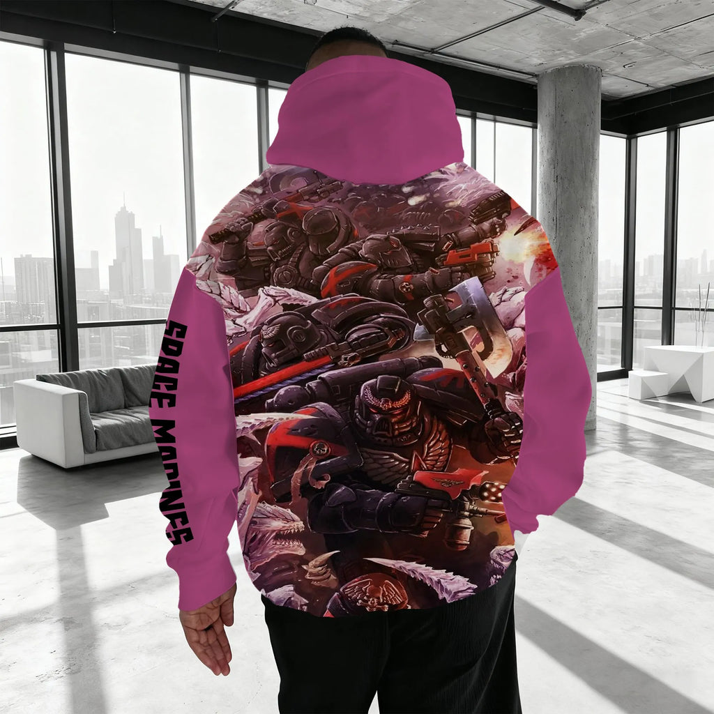 WH40K Game  Streetwear Vintage Plush Hoodie