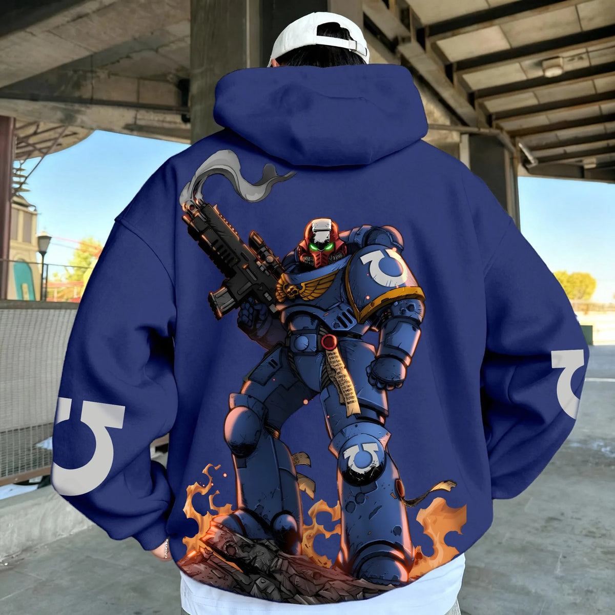 Unisex Anime Graphic Streetwear Vintage Hoodie| WH40K