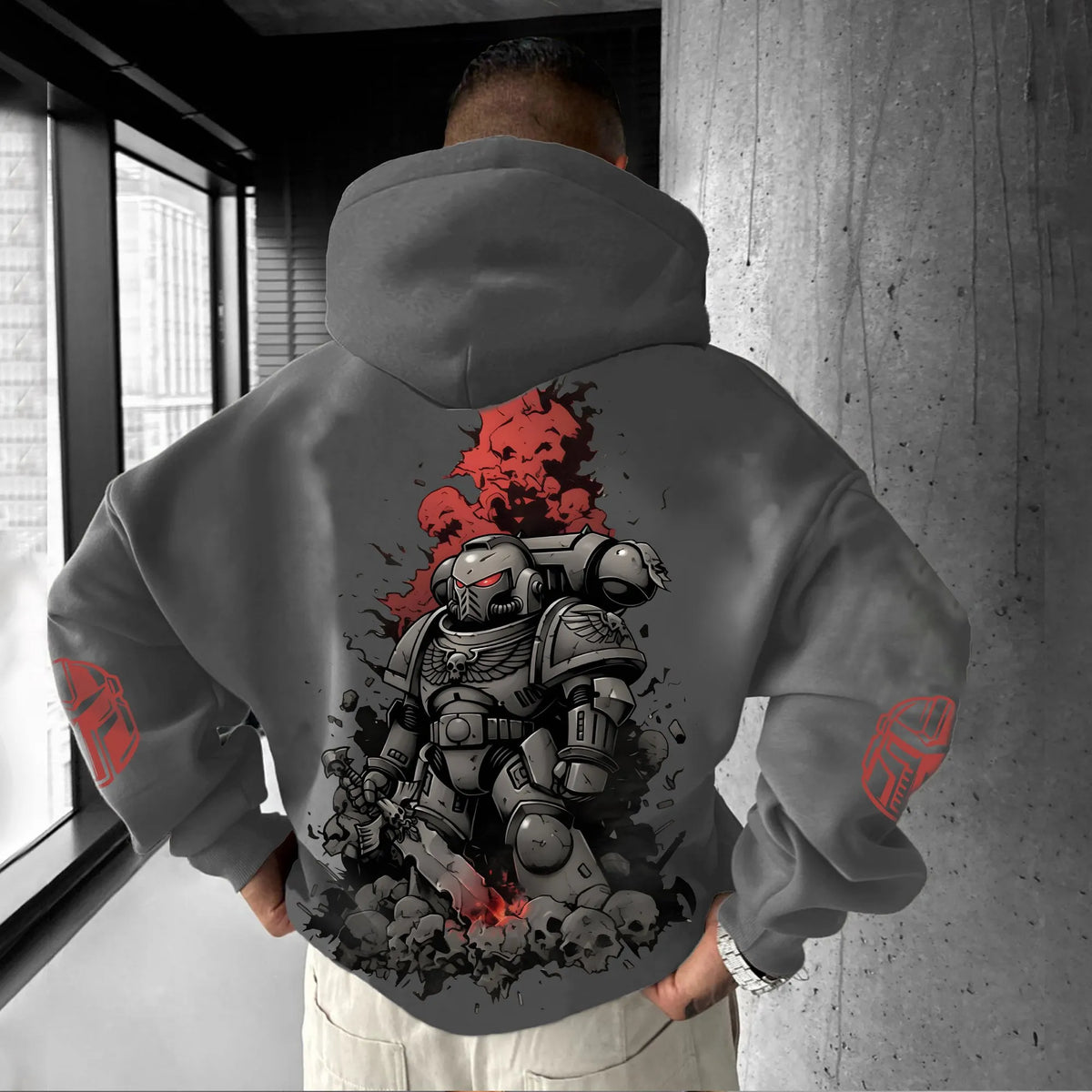 Unisex Anime Graphic Streetwear Vintage Hoodie| WH40K