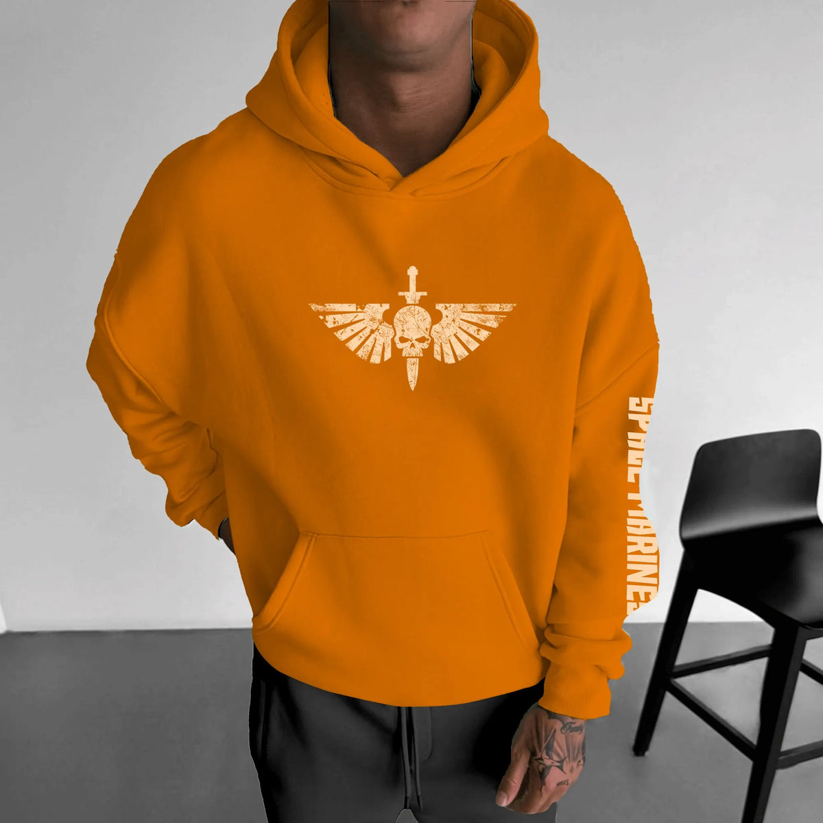 WH40K Game  Streetwear Vintage Plush Hoodie