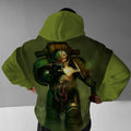 WH40K Game  Streetwear Vintage Plush Hoodie